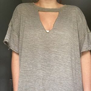 Free People Jordan V Cutout tee
